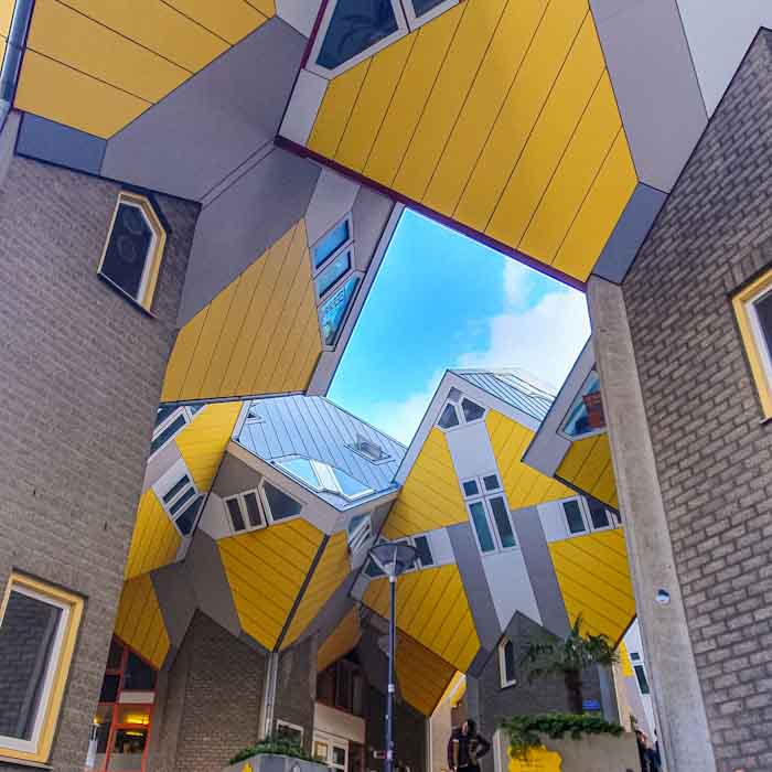 Rotterdam - yellow houses upside down - Discover True Netherlands